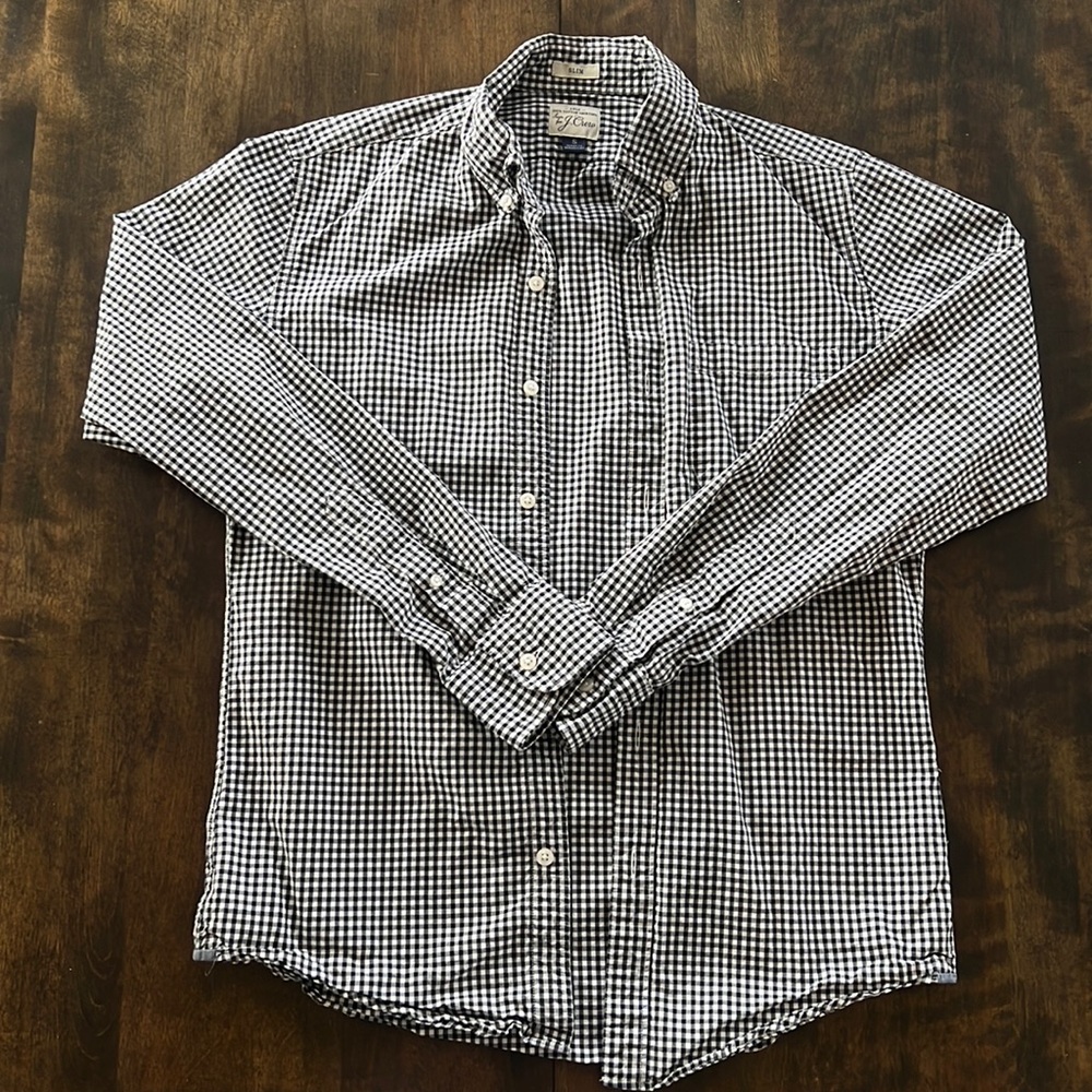 J Crew Slim Fit Button Down Shirt